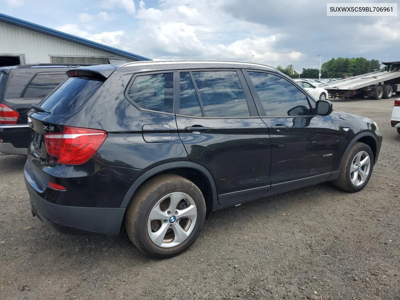 2011 BMW X3 xDrive28I VIN: 5UXWX5C59BL706961 Lot: 57261525