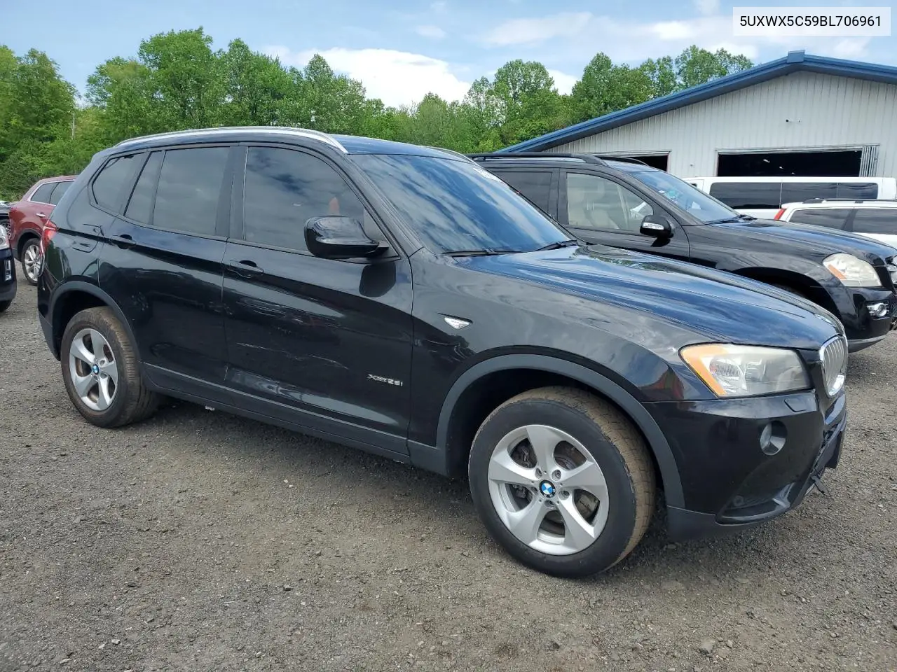 2011 BMW X3 xDrive28I VIN: 5UXWX5C59BL706961 Lot: 57261525