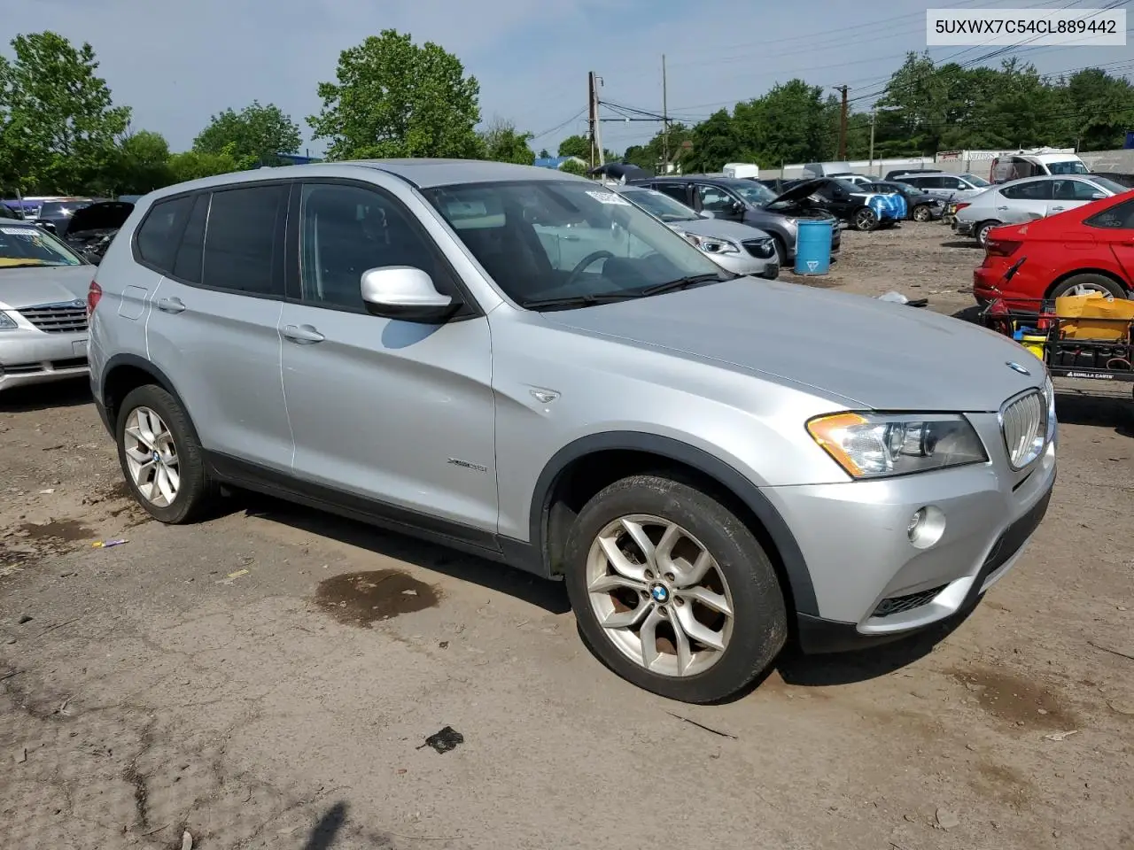 2012 BMW X3 xDrive35I VIN: 5UXWX7C54CL889442 Lot: 62878715