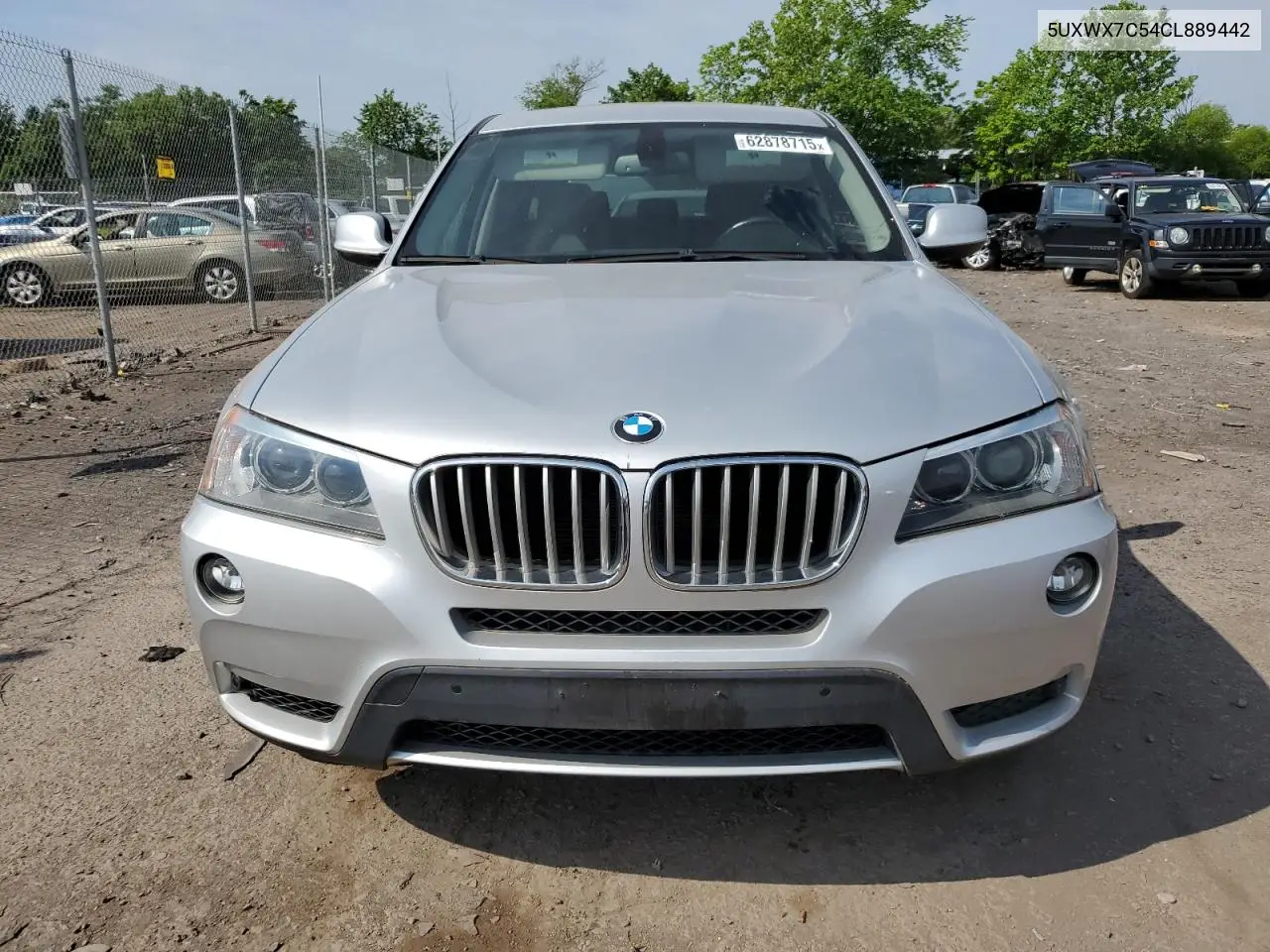 2012 BMW X3 xDrive35I VIN: 5UXWX7C54CL889442 Lot: 62878715