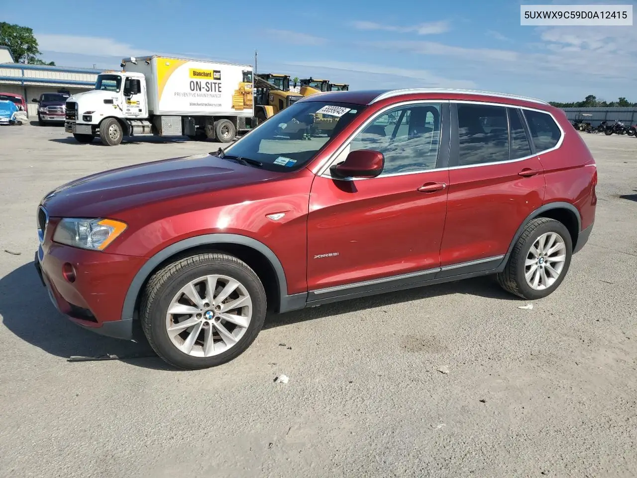 2013 BMW X3 xDrive28I VIN: 5UXWX9C59D0A12415 Lot: 55899045