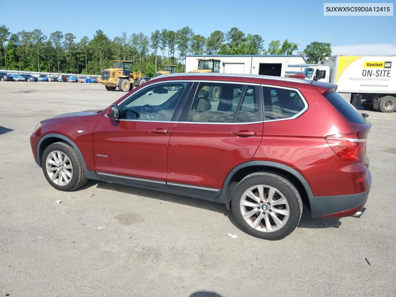 2013 BMW X3 xDrive28I VIN: 5UXWX9C59D0A12415 Lot: 55899045