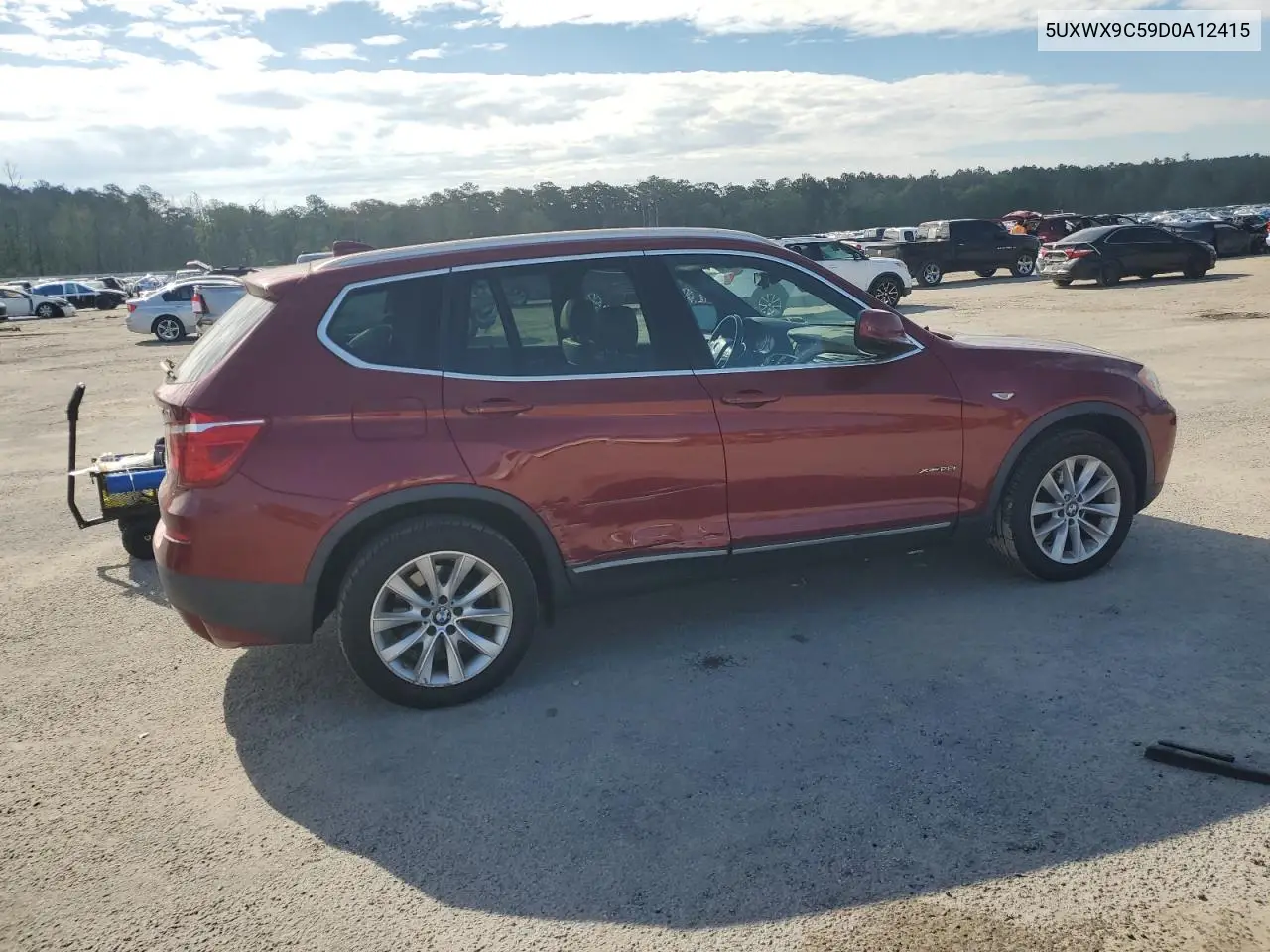 2013 BMW X3 xDrive28I VIN: 5UXWX9C59D0A12415 Lot: 55899045