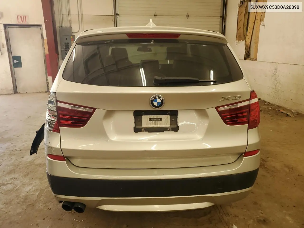 2013 BMW X3 xDrive28I VIN: 5UXWX9C53D0A28898 Lot: 56381145