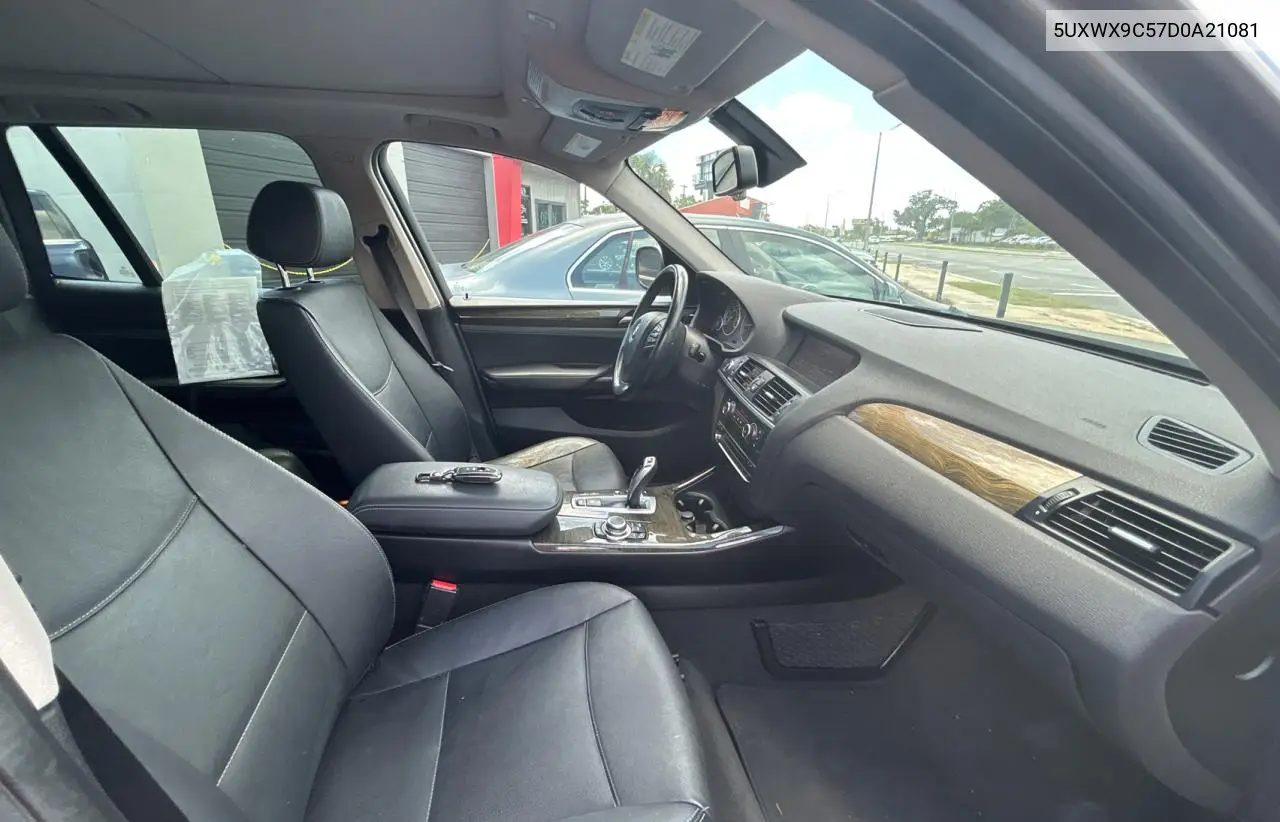 2013 BMW X3 xDrive28I VIN: 5UXWX9C57D0A21081 Lot: 57293265