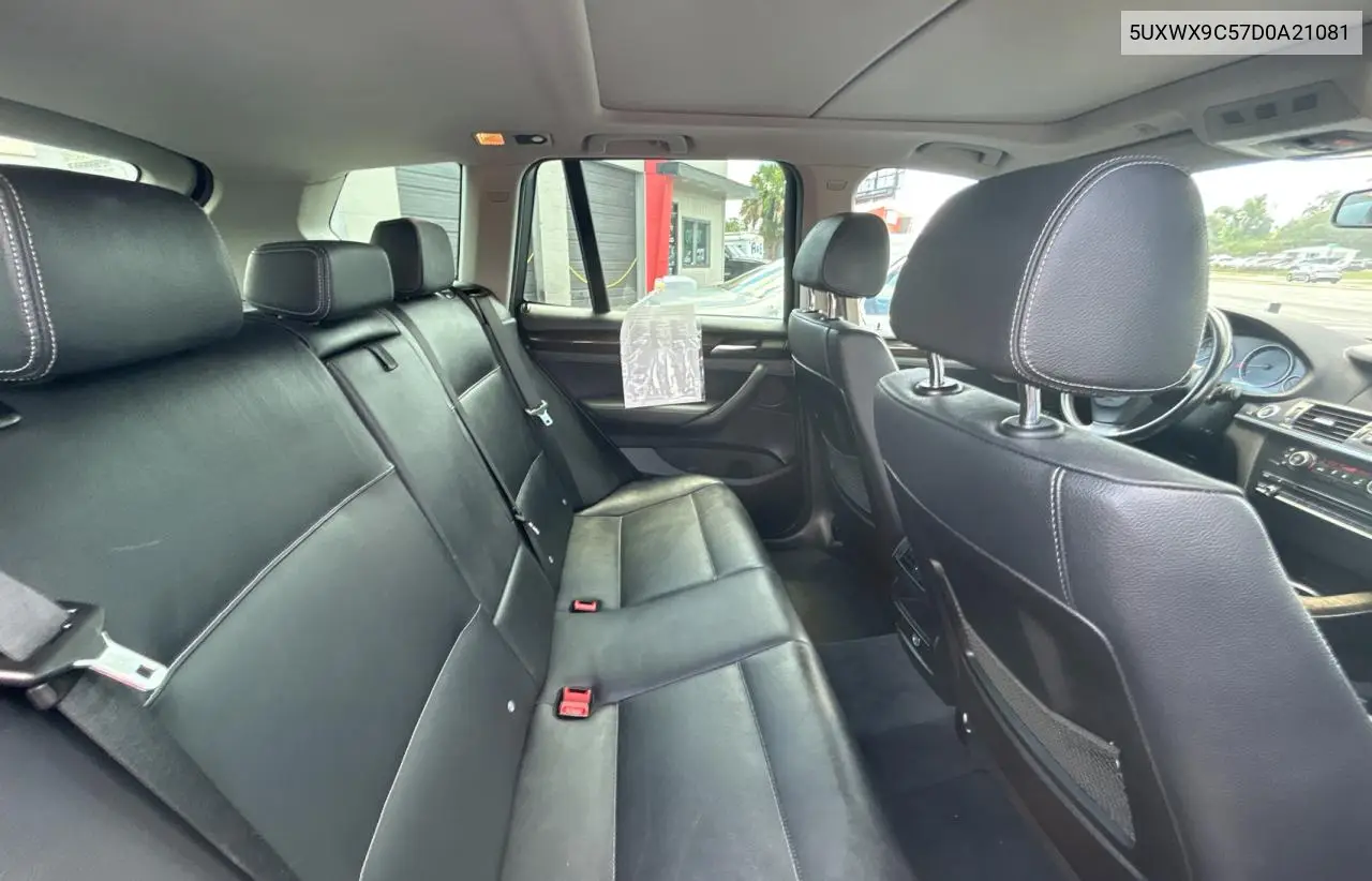 2013 BMW X3 xDrive28I VIN: 5UXWX9C57D0A21081 Lot: 57293265