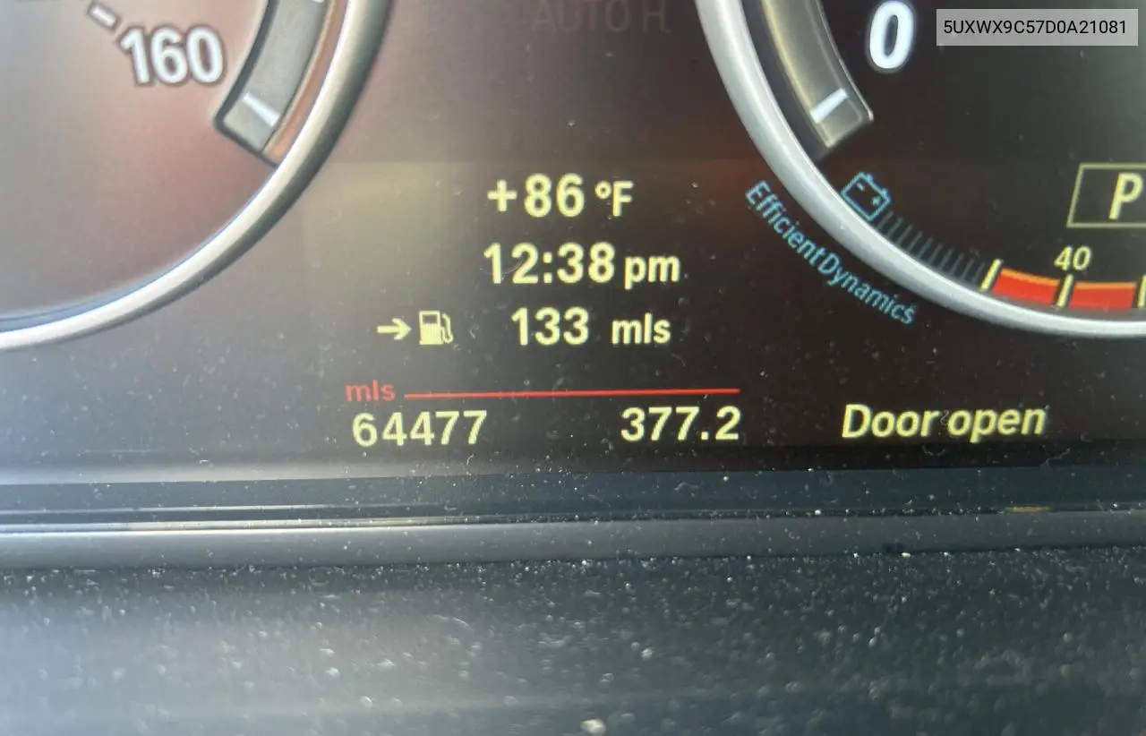2013 BMW X3 xDrive28I VIN: 5UXWX9C57D0A21081 Lot: 57293265