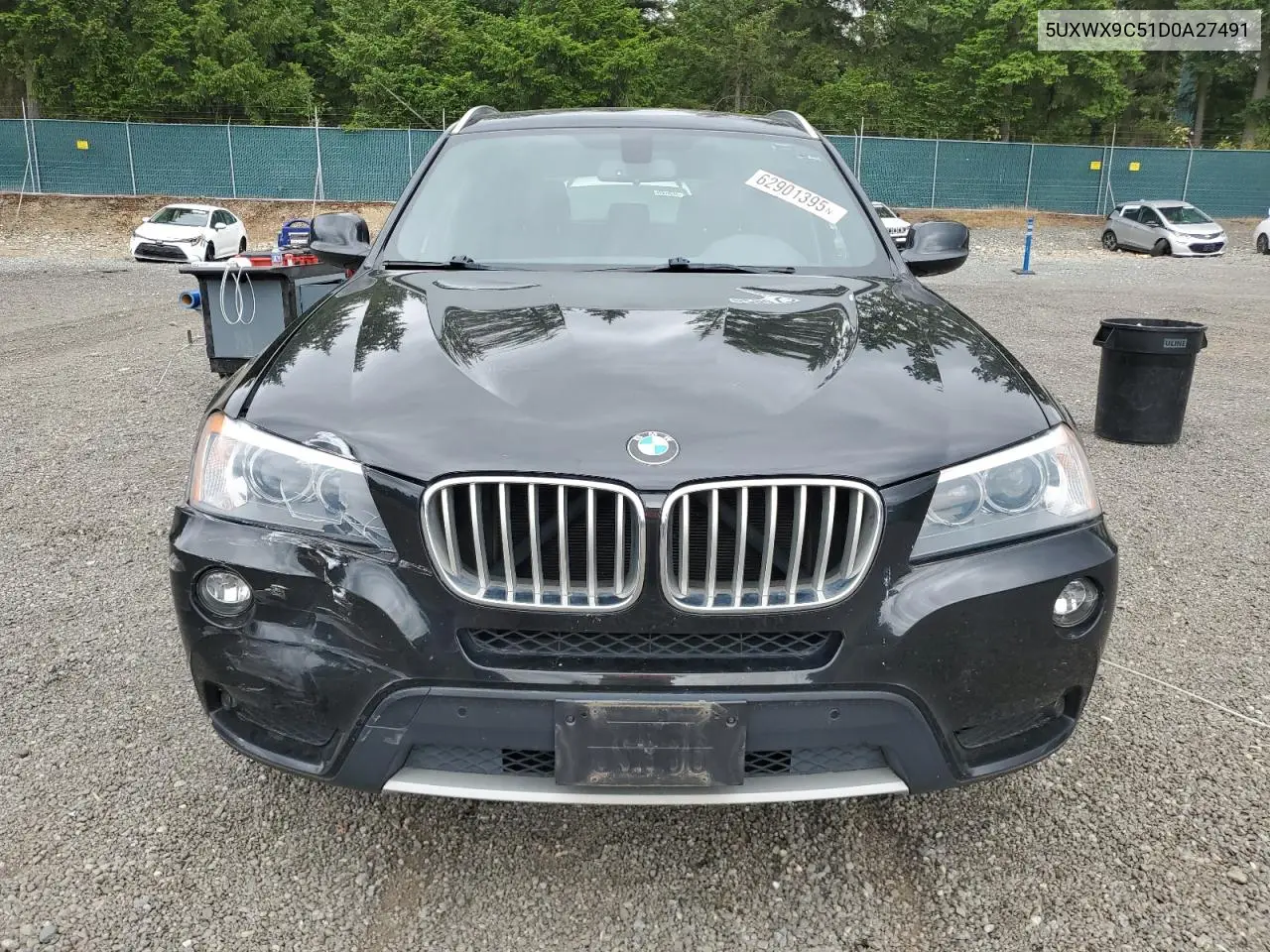 2013 BMW X3 xDrive28I VIN: 5UXWX9C51D0A27491 Lot: 62901395