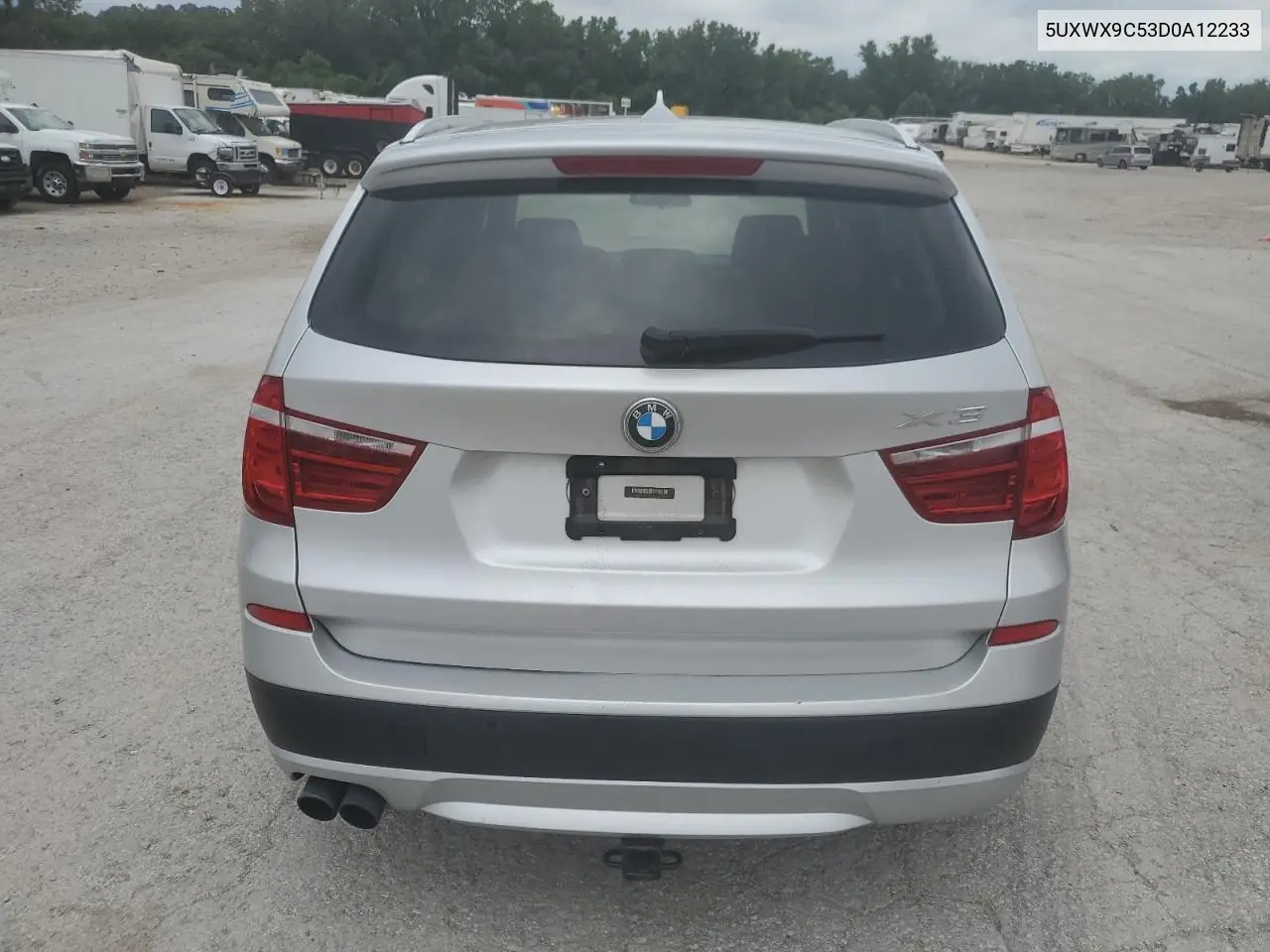 2013 BMW X3 xDrive28I VIN: 5UXWX9C53D0A12233 Lot: 63038925