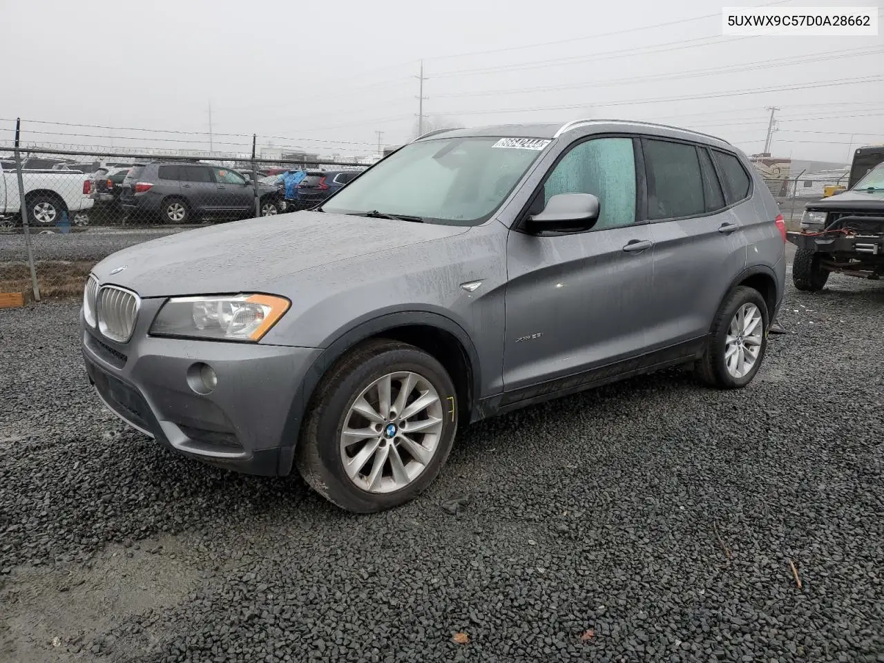 2013 BMW X3 xDrive28I VIN: 5UXWX9C57D0A28662 Lot: 86642444