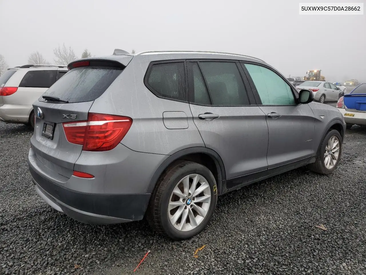 2013 BMW X3 xDrive28I VIN: 5UXWX9C57D0A28662 Lot: 86642444