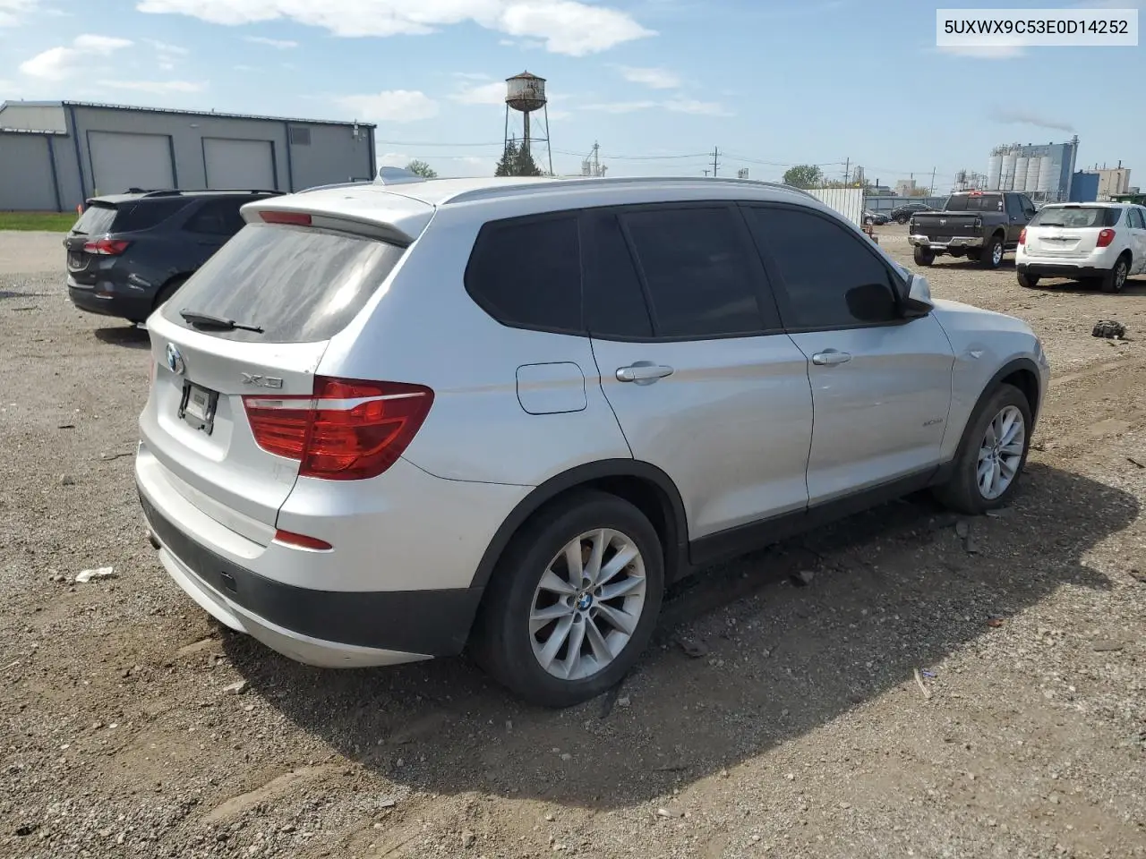 2014 BMW X3 xDrive28I VIN: 5UXWX9C53E0D14252 Lot: 55765575