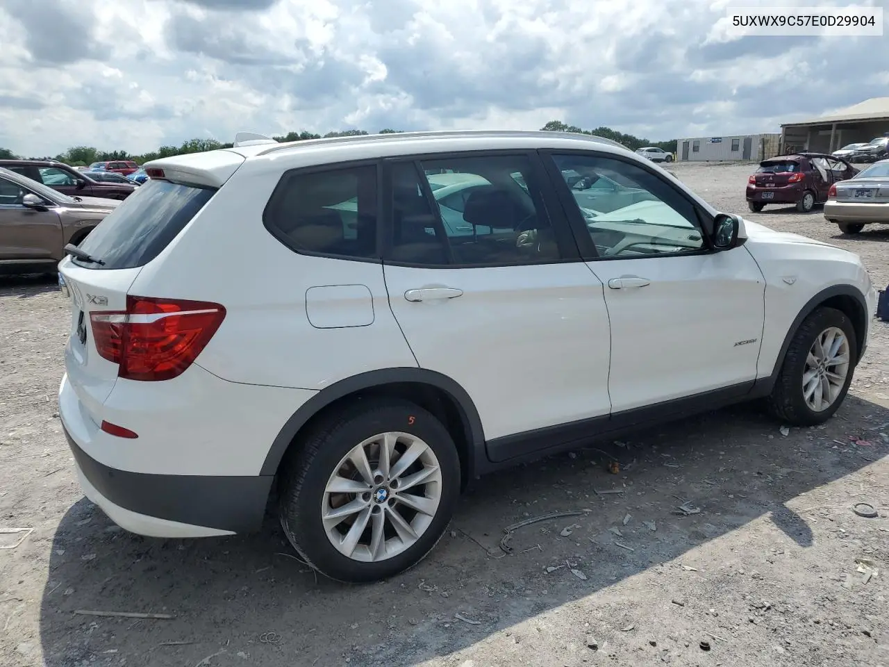 2014 BMW X3 xDrive28I VIN: 5UXWX9C57E0D29904 Lot: 56939965