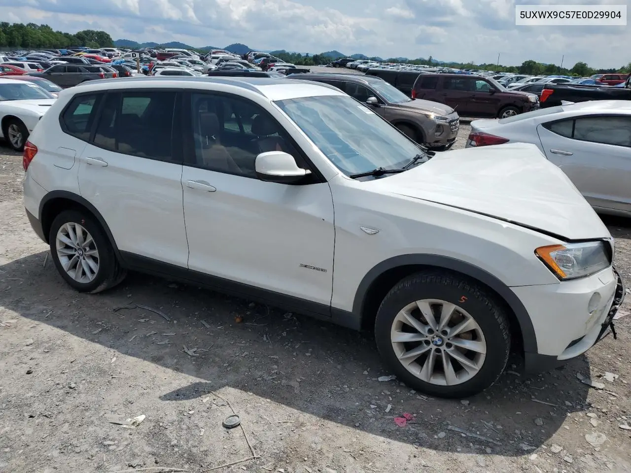 2014 BMW X3 xDrive28I VIN: 5UXWX9C57E0D29904 Lot: 56939965