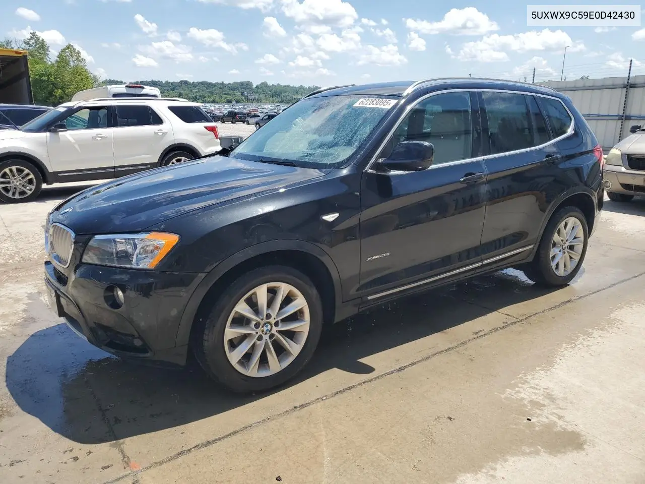 2014 BMW X3 xDrive28I VIN: 5UXWX9C59E0D42430 Lot: 62283095