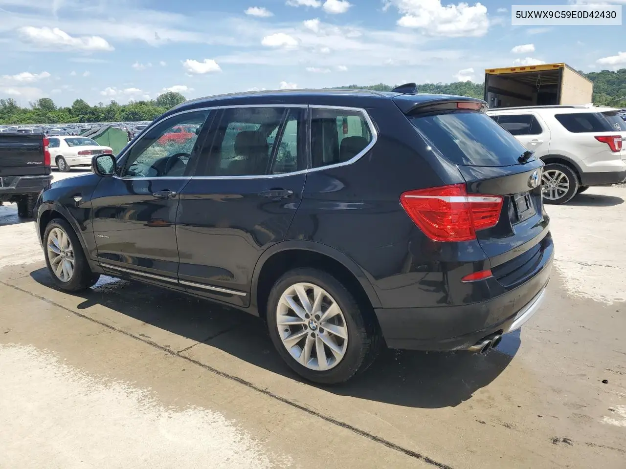 2014 BMW X3 xDrive28I VIN: 5UXWX9C59E0D42430 Lot: 62283095