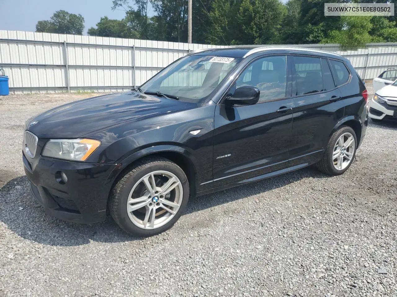 2014 BMW X3 xDrive35I VIN: 5UXWX7C51E0E80502 Lot: 62733175