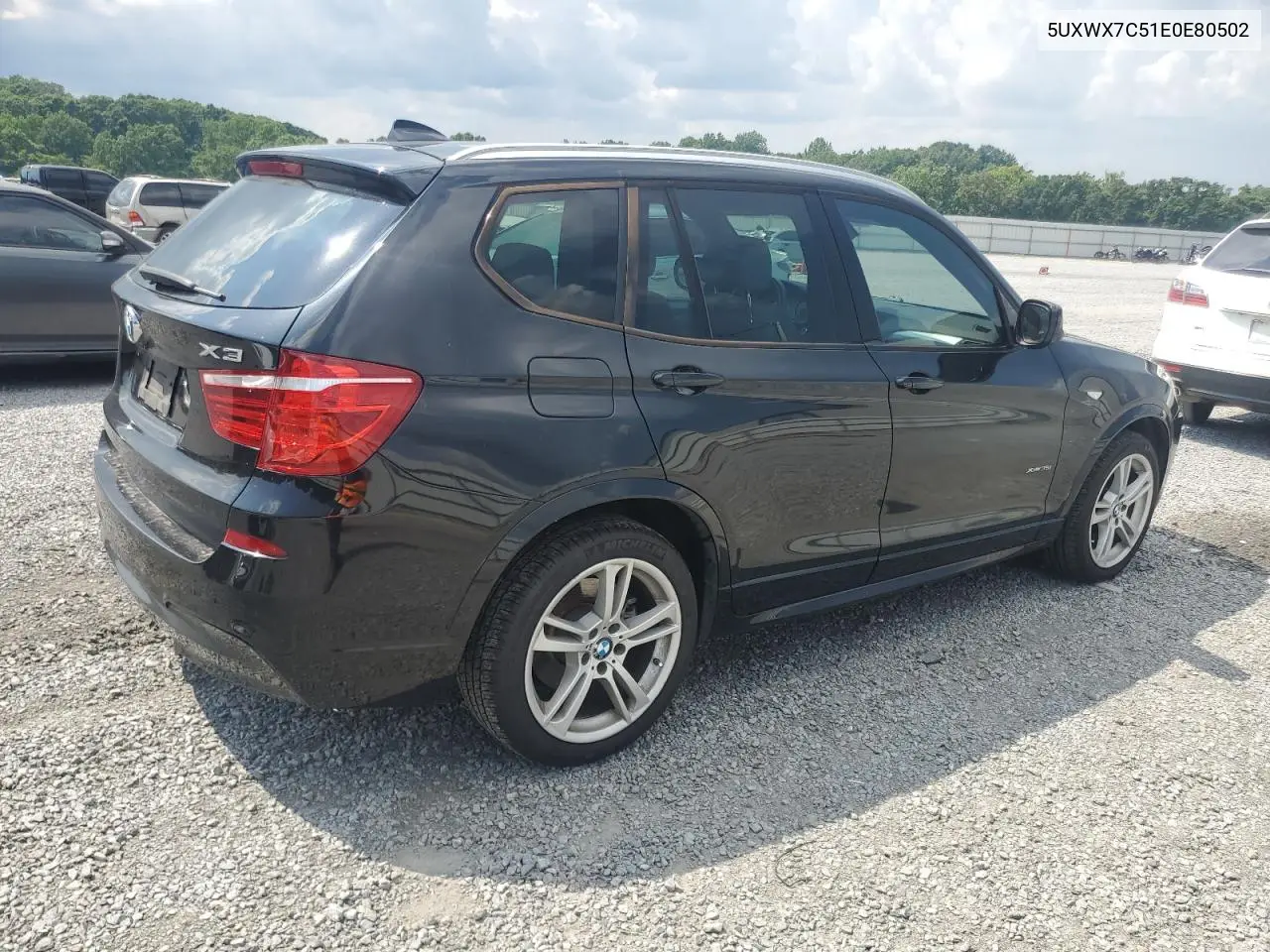 2014 BMW X3 xDrive35I VIN: 5UXWX7C51E0E80502 Lot: 62733175