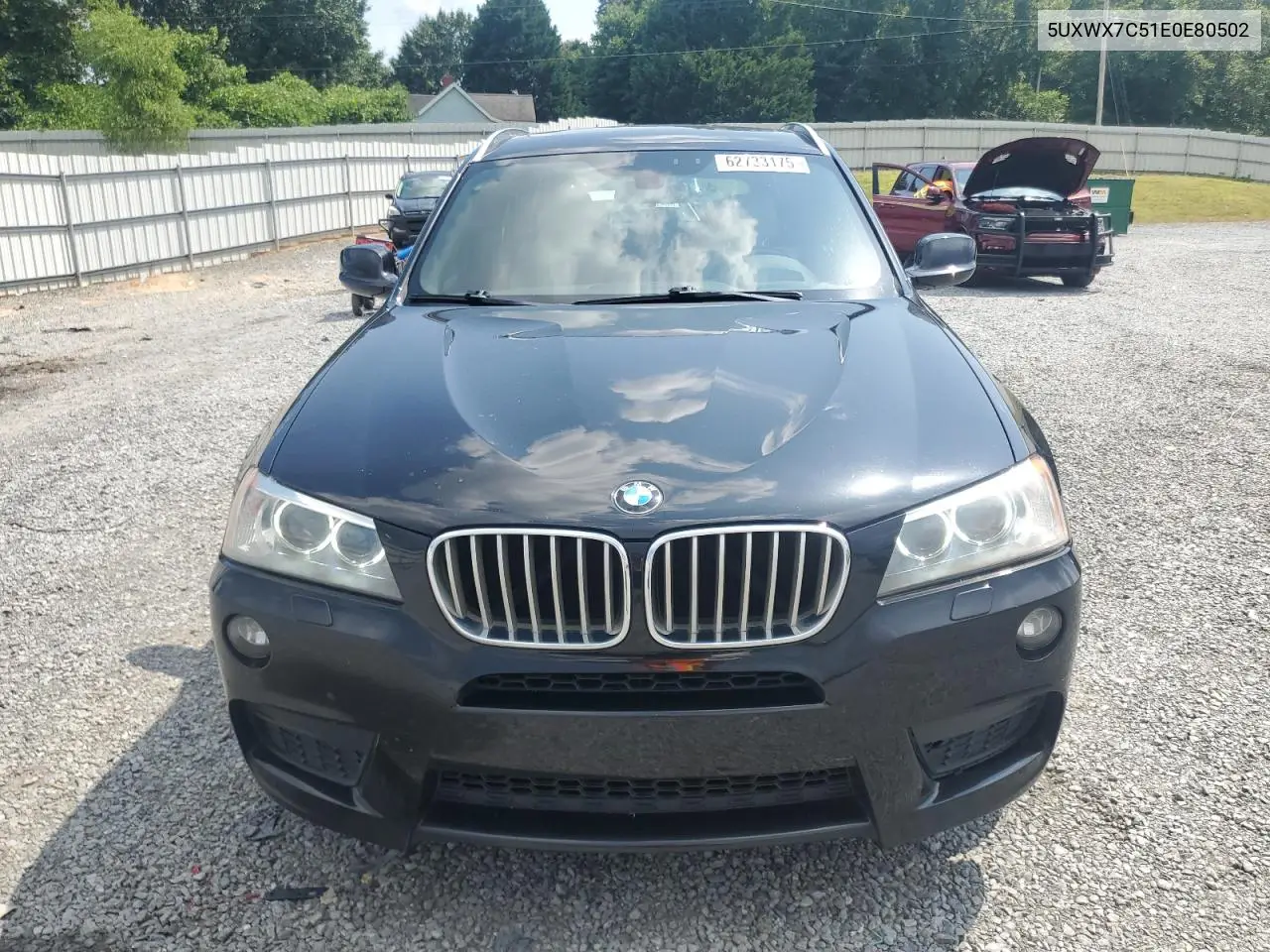 2014 BMW X3 xDrive35I VIN: 5UXWX7C51E0E80502 Lot: 62733175