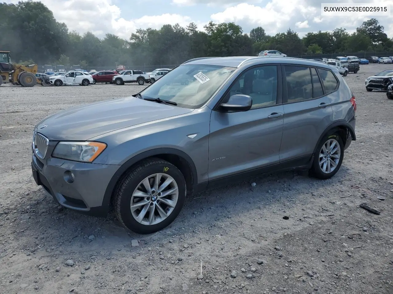 2014 BMW X3 xDrive28I VIN: 5UXWX9C53E0D25915 Lot: 62826535
