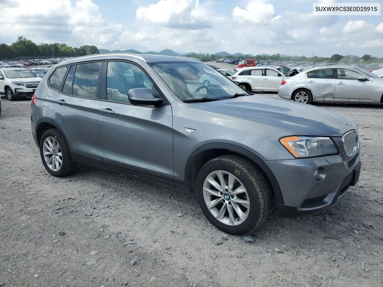 2014 BMW X3 xDrive28I VIN: 5UXWX9C53E0D25915 Lot: 62826535