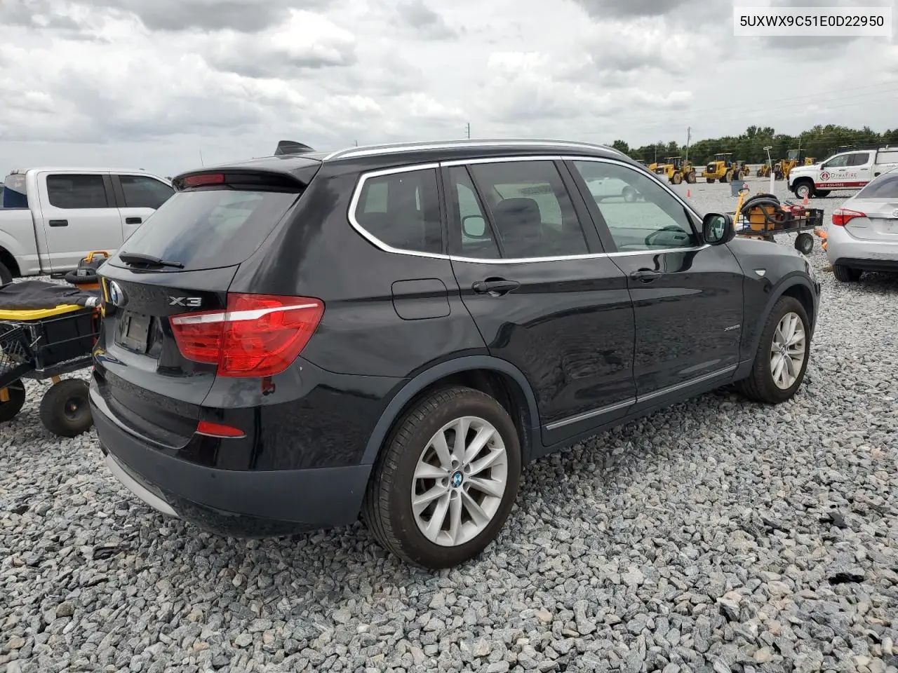 2014 BMW X3 xDrive28I VIN: 5UXWX9C51E0D22950 Lot: 63041355