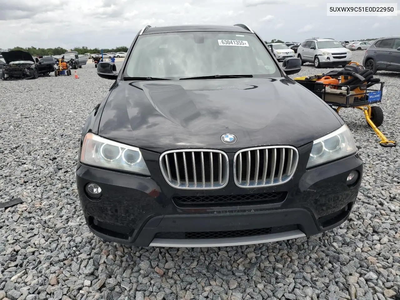2014 BMW X3 xDrive28I VIN: 5UXWX9C51E0D22950 Lot: 63041355