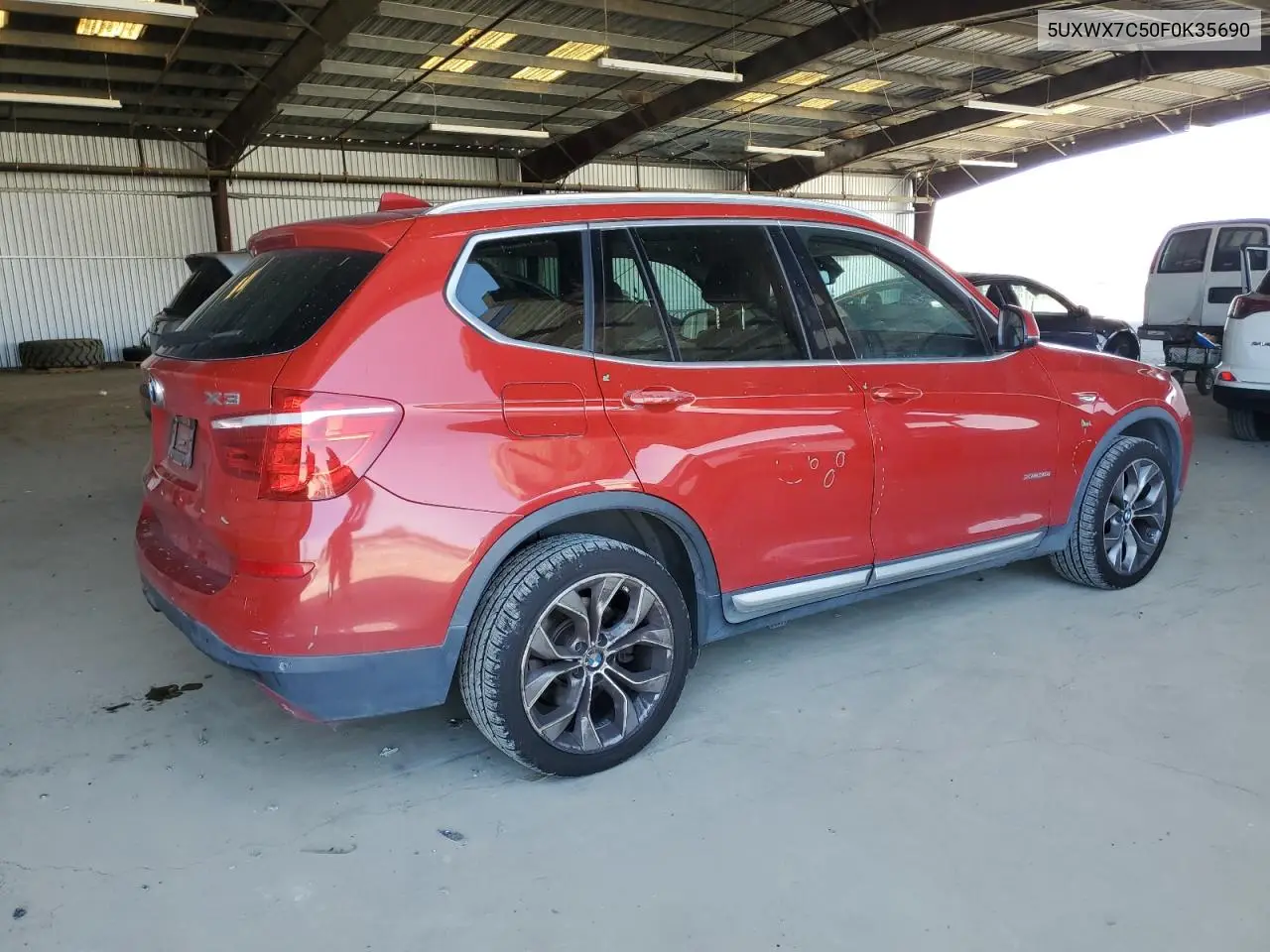 2015 BMW X3 xDrive35I VIN: 5UXWX7C50F0K35690 Lot: 59755625