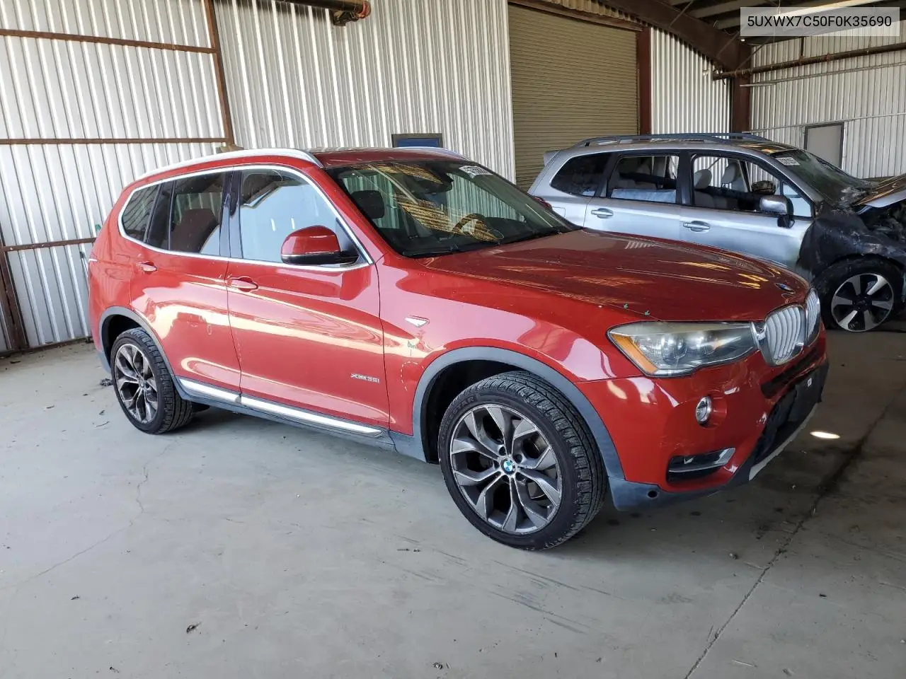 2015 BMW X3 xDrive35I VIN: 5UXWX7C50F0K35690 Lot: 59755625