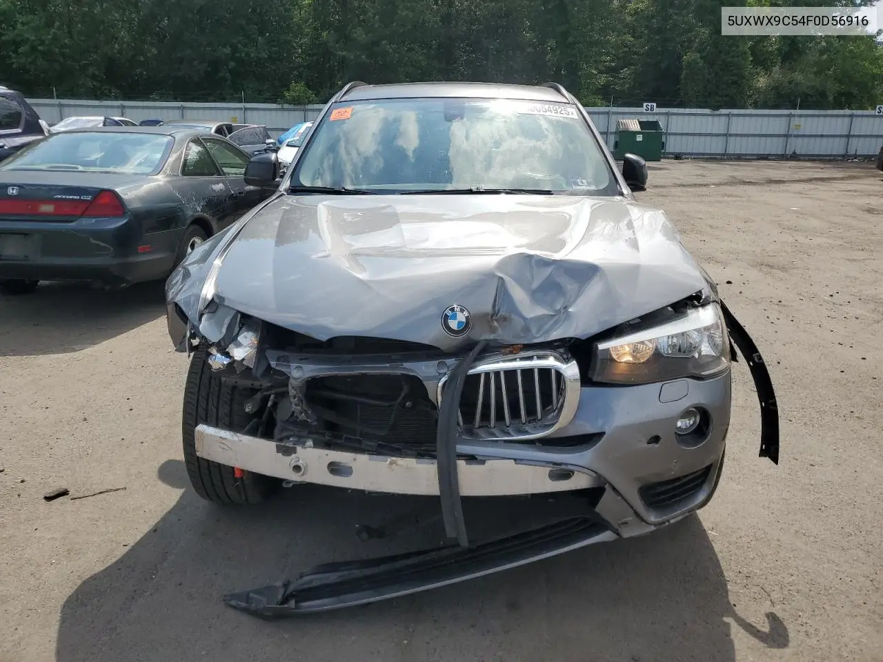 2015 BMW X3 xDrive28I VIN: 5UXWX9C54F0D56916 Lot: 60054925
