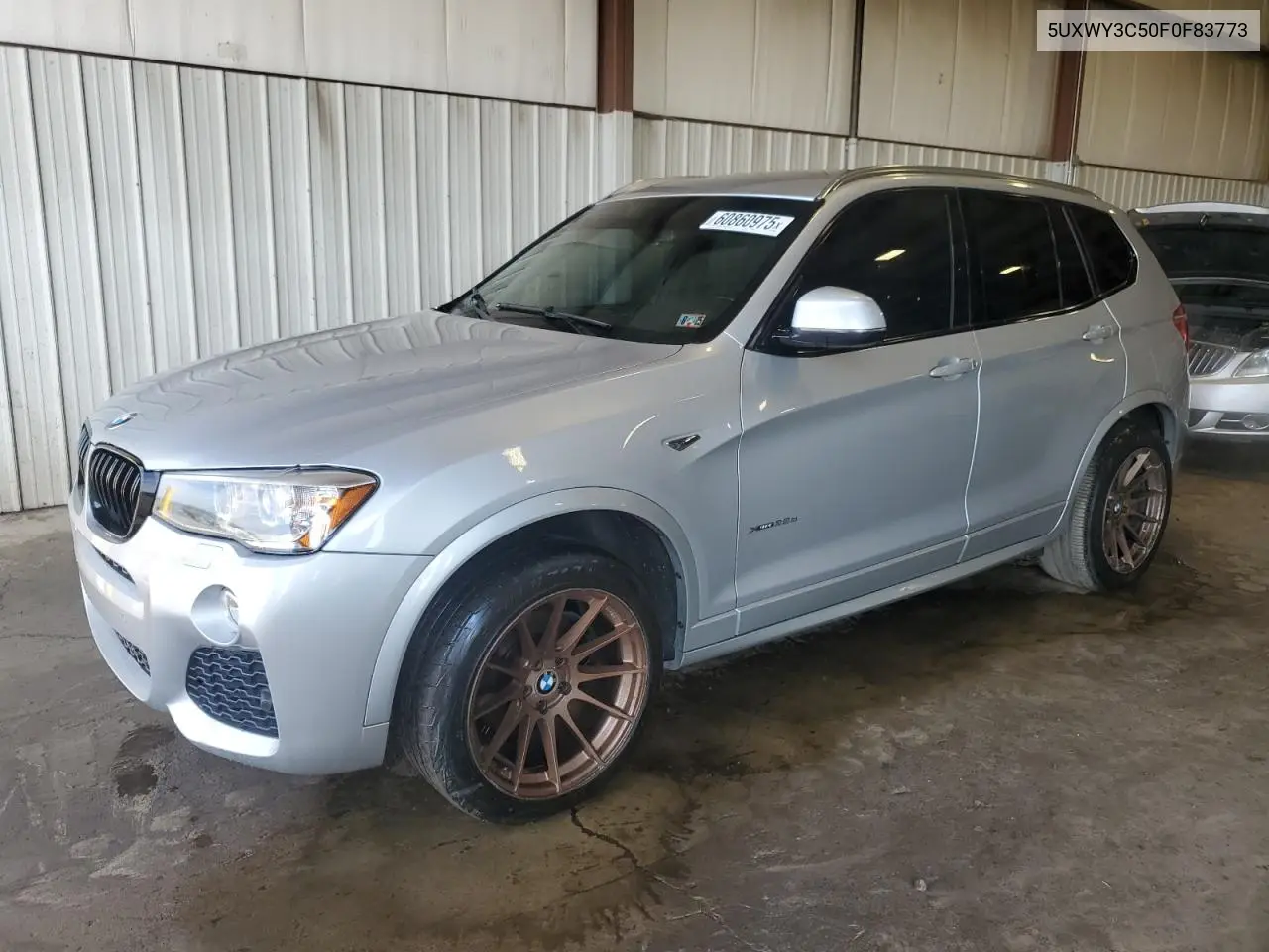 2015 BMW X3 xDrive28D VIN: 5UXWY3C50F0F83773 Lot: 60860975