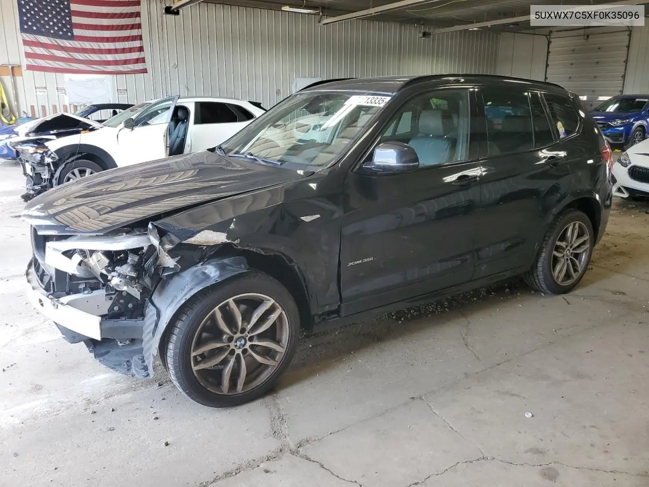 2015 BMW X3 xDrive35I VIN: 5UXWX7C5XF0K35096 Lot: 61813335