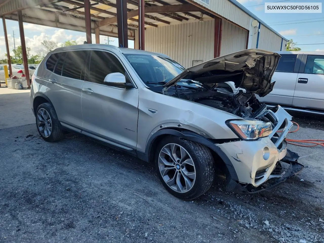 2015 BMW X3 xDrive28I VIN: 5UXWX9C50F0D56105 Lot: 62354615