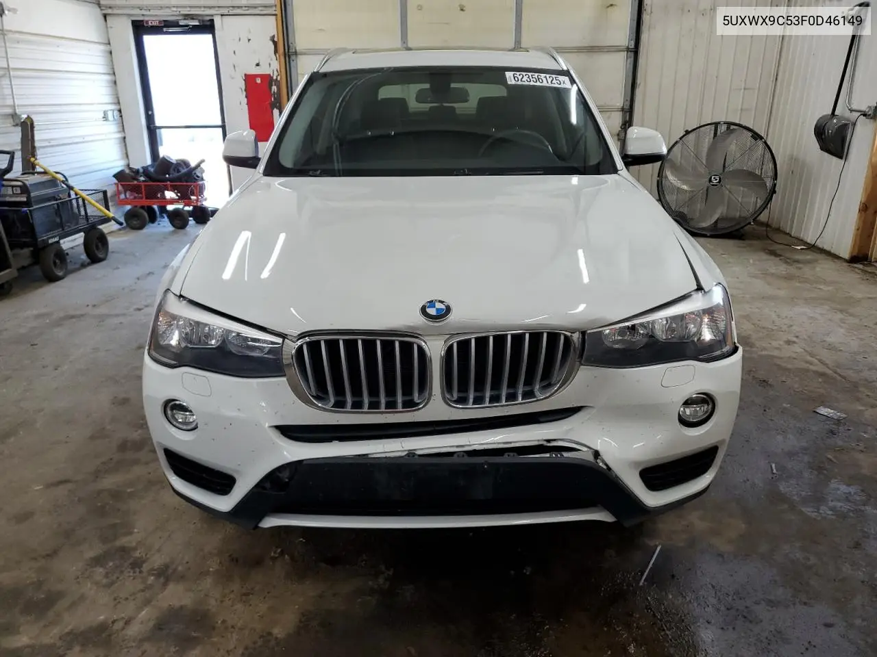 2015 BMW X3 xDrive28I VIN: 5UXWX9C53F0D46149 Lot: 62356125