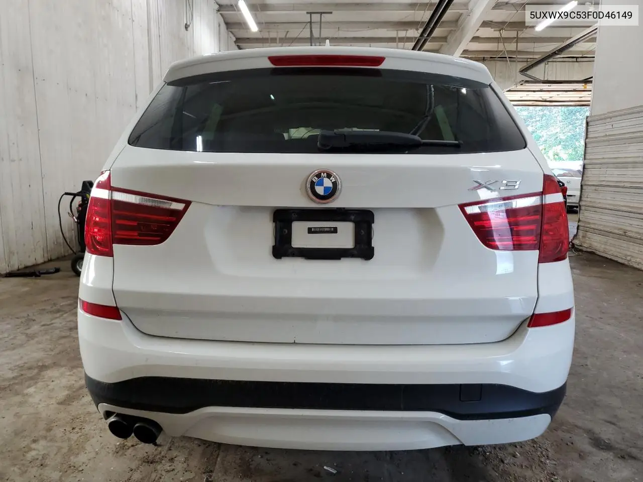 2015 BMW X3 xDrive28I VIN: 5UXWX9C53F0D46149 Lot: 62356125