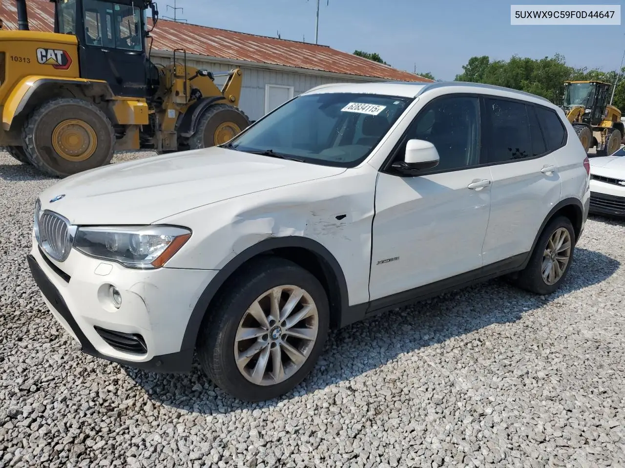 2015 BMW X3 xDrive28I VIN: 5UXWX9C59F0D44647 Lot: 62834115