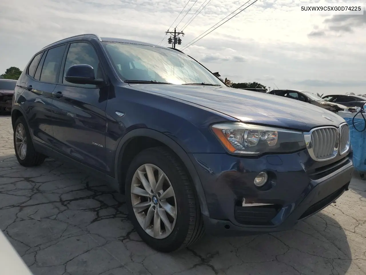 2016 BMW X3 xDrive28I VIN: 5UXWX9C5XG0D74225 Lot: 57121735