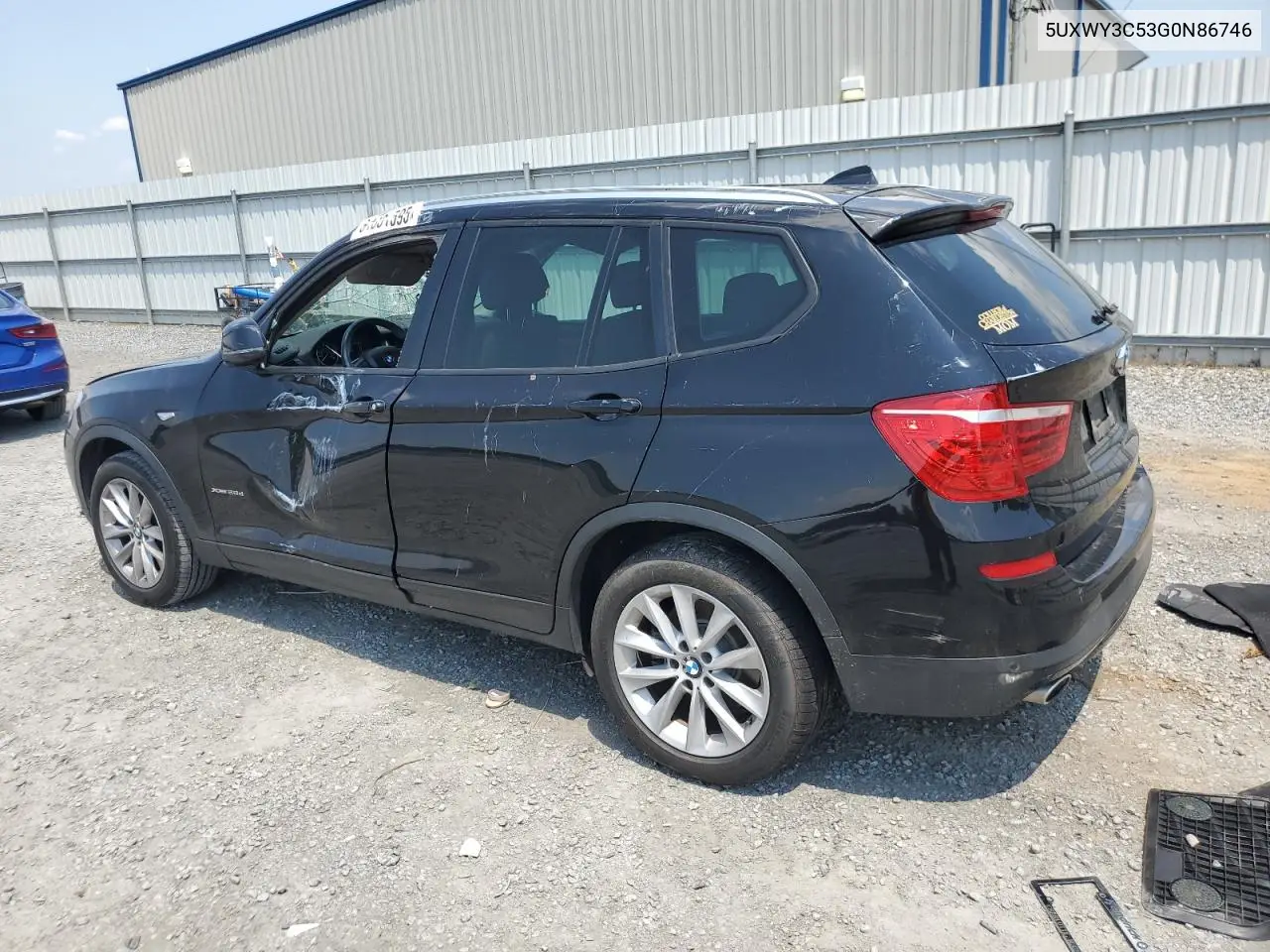 2016 BMW X3 xDrive28D VIN: 5UXWY3C53G0N86746 Lot: 61831595