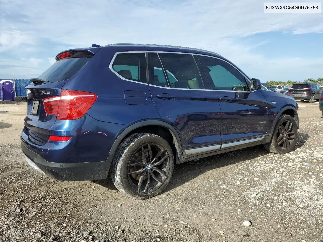 2016 BMW X3 xDrive28I VIN: 5UXWX9C54G0D76763 Lot: 62558355