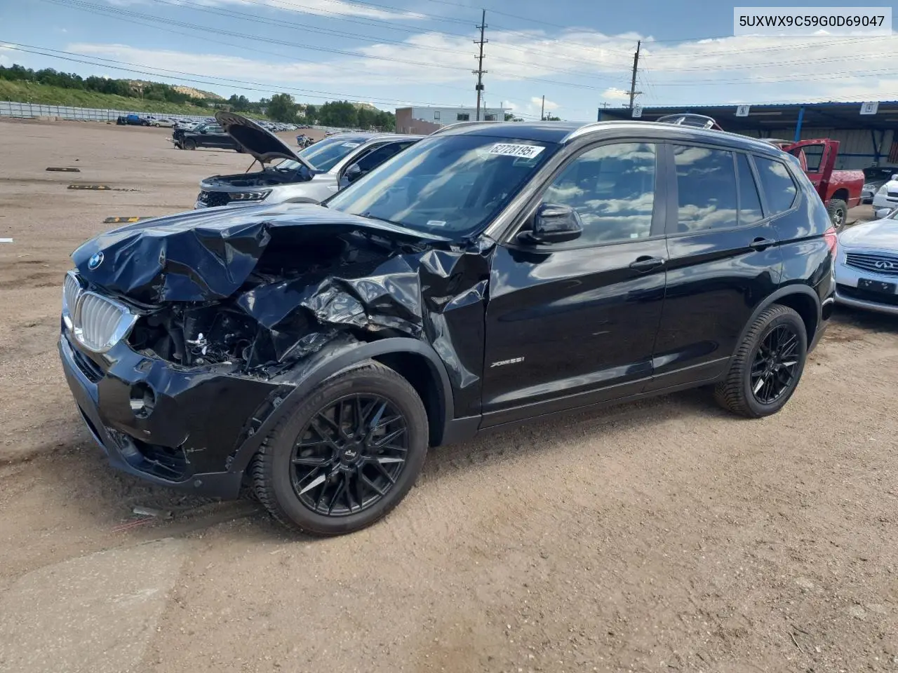 2016 BMW X3 xDrive28I VIN: 5UXWX9C59G0D69047 Lot: 62728195