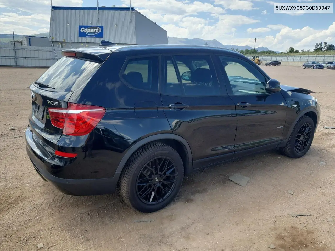 2016 BMW X3 xDrive28I VIN: 5UXWX9C59G0D69047 Lot: 62728195