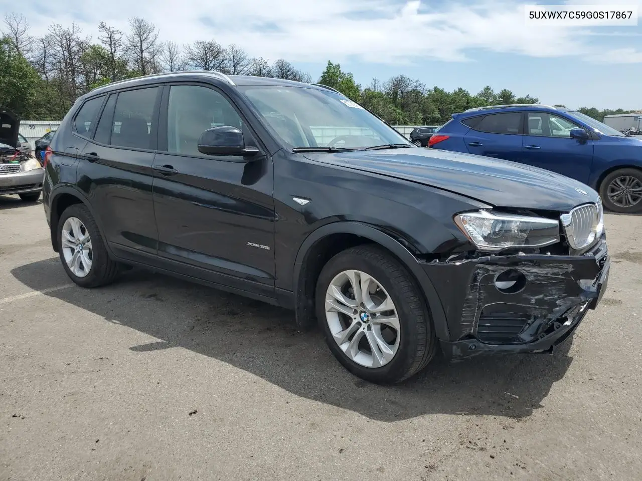 2016 BMW X3 xDrive35I VIN: 5UXWX7C59G0S17867 Lot: 62728945
