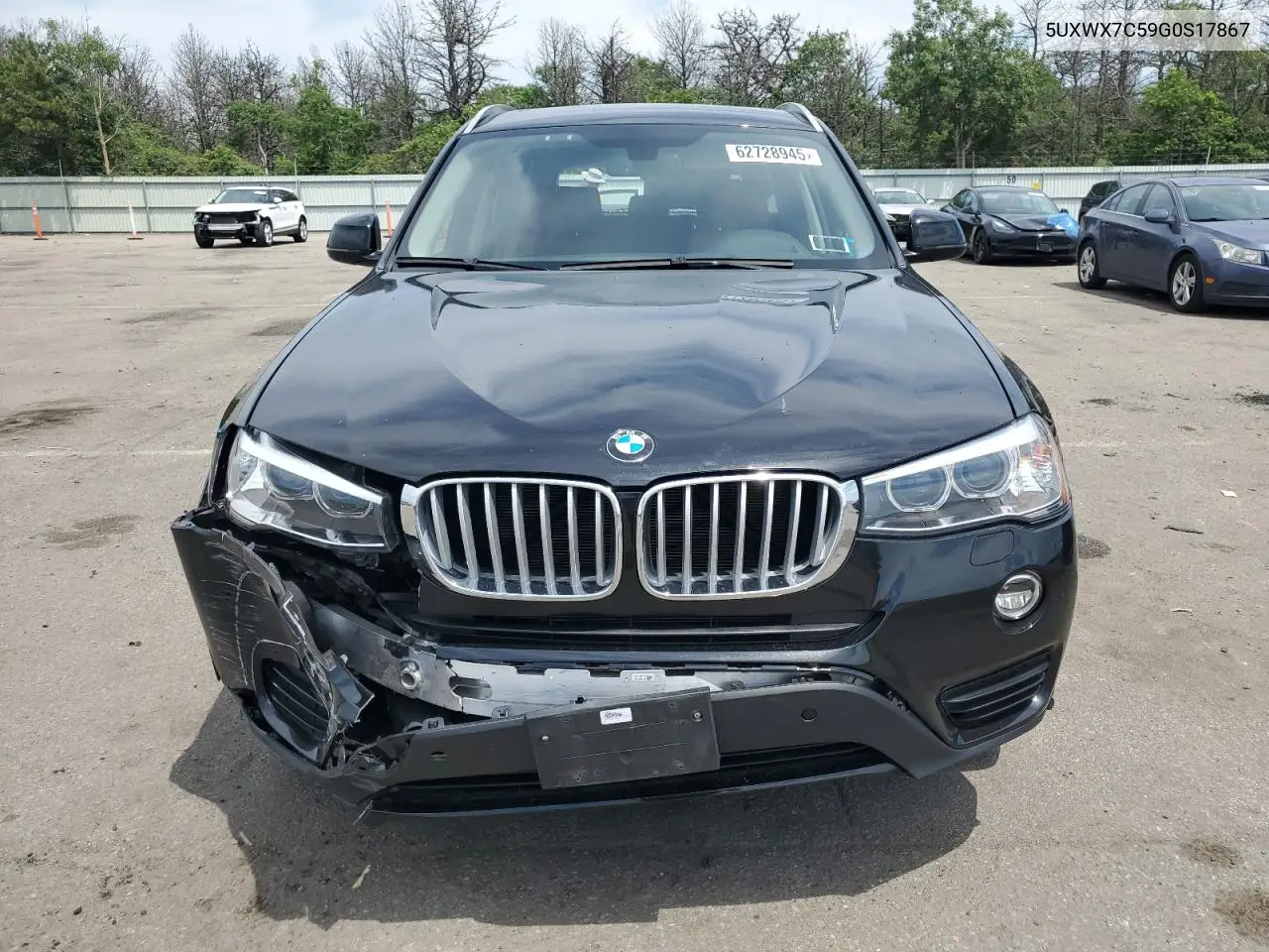 2016 BMW X3 xDrive35I VIN: 5UXWX7C59G0S17867 Lot: 62728945