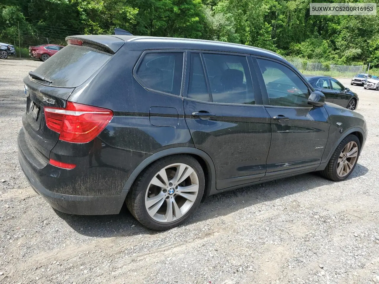 2016 BMW X3 xDrive35I VIN: 5UXWX7C52G0R16953 Lot: 62847405