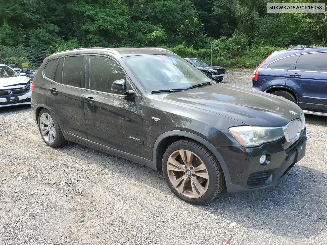 2016 BMW X3 xDrive35I VIN: 5UXWX7C52G0R16953 Lot: 62847405