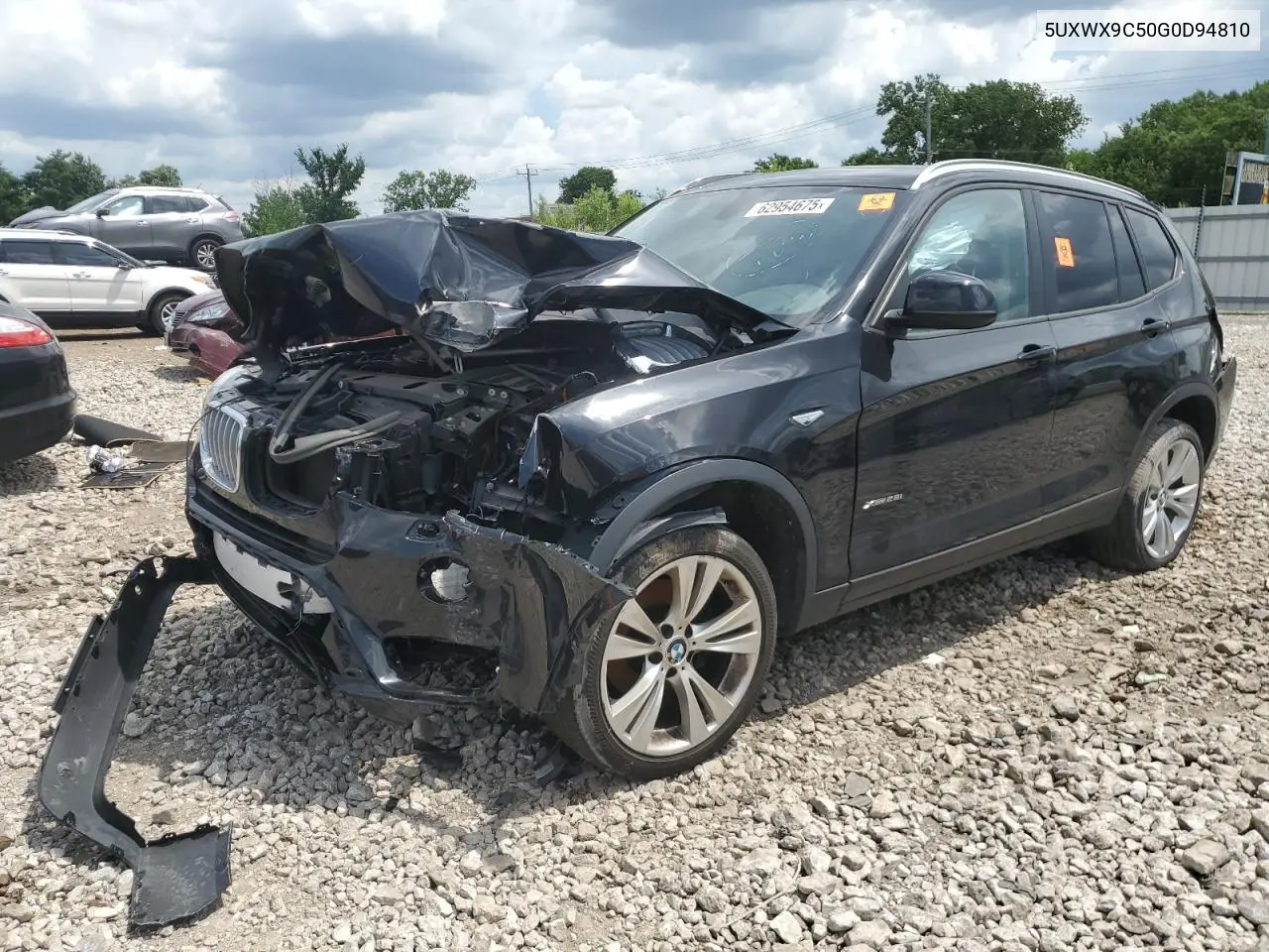 2016 BMW X3 xDrive28I VIN: 5UXWX9C50G0D94810 Lot: 62954675