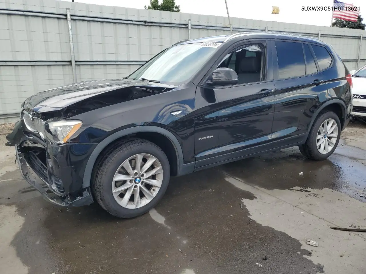 2017 BMW X3 xDrive28I VIN: 5UXWX9C51H0T13621 Lot: 60650145