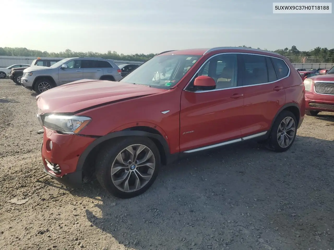 2017 BMW X3 xDrive28I VIN: 5UXWX9C37H0T18188 Lot: 62639695