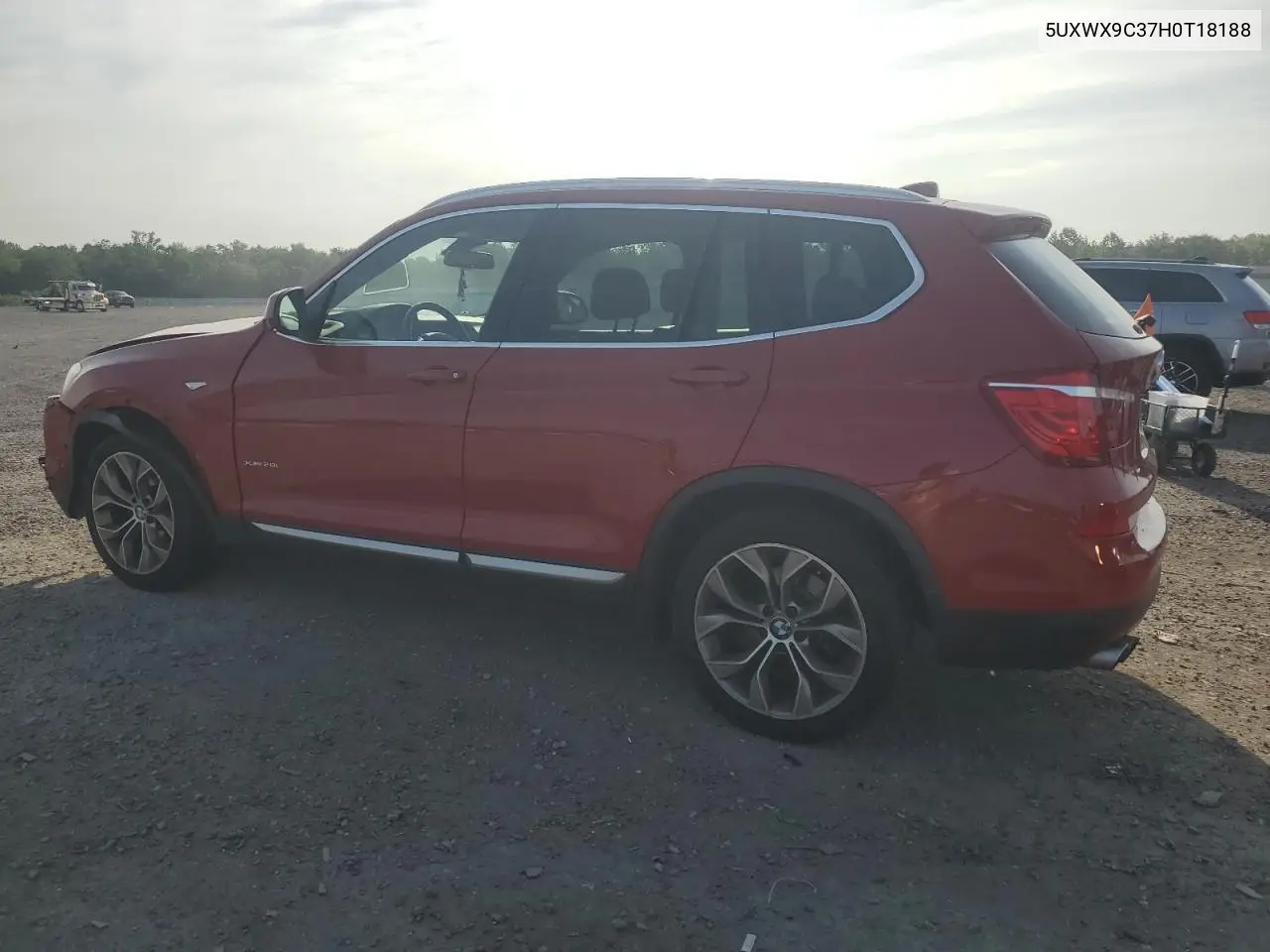 2017 BMW X3 xDrive28I VIN: 5UXWX9C37H0T18188 Lot: 62639695
