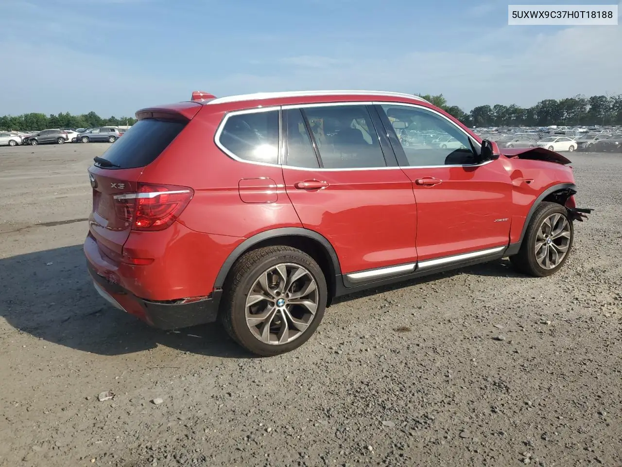 2017 BMW X3 xDrive28I VIN: 5UXWX9C37H0T18188 Lot: 62639695
